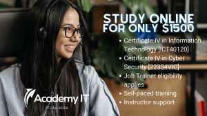 Study IT online for only $1500*